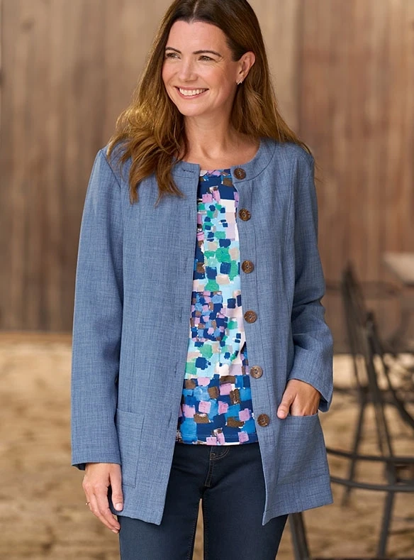 Veste légère infroissable