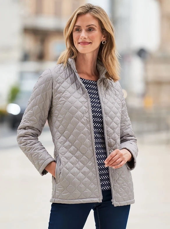 Veste printanière matelassée