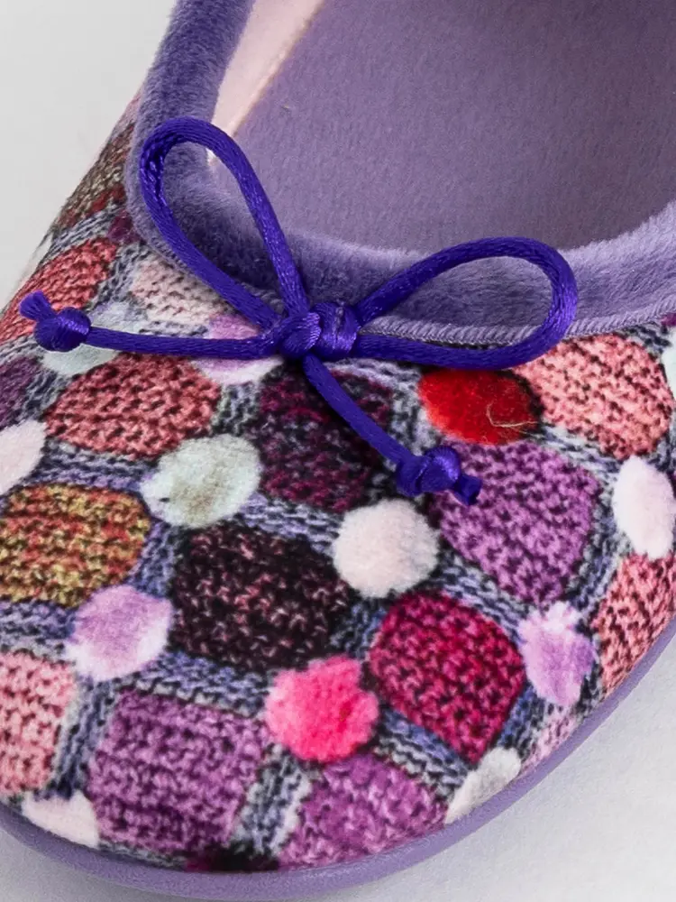 Ballerines à semelle matelassée