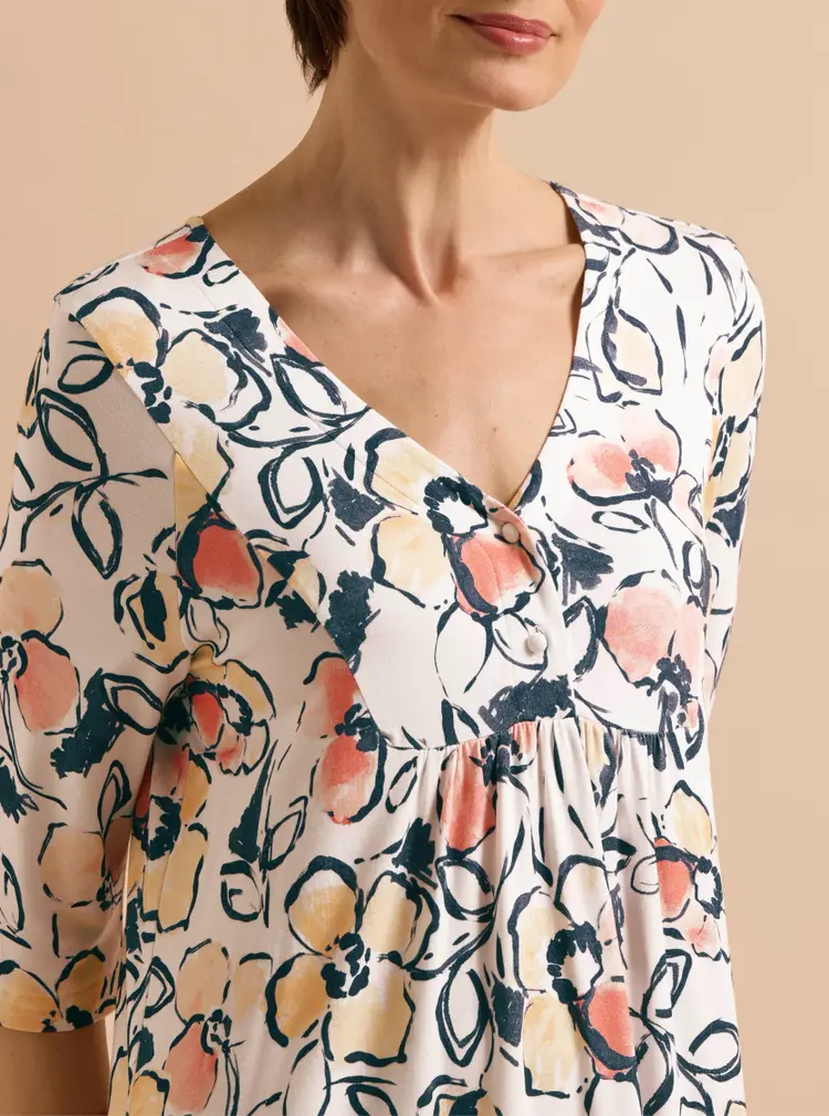Chemise de nuit en jersey micromodal