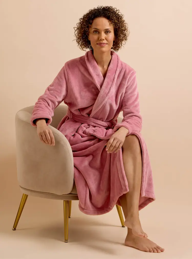 Peignoir douillet en polaire