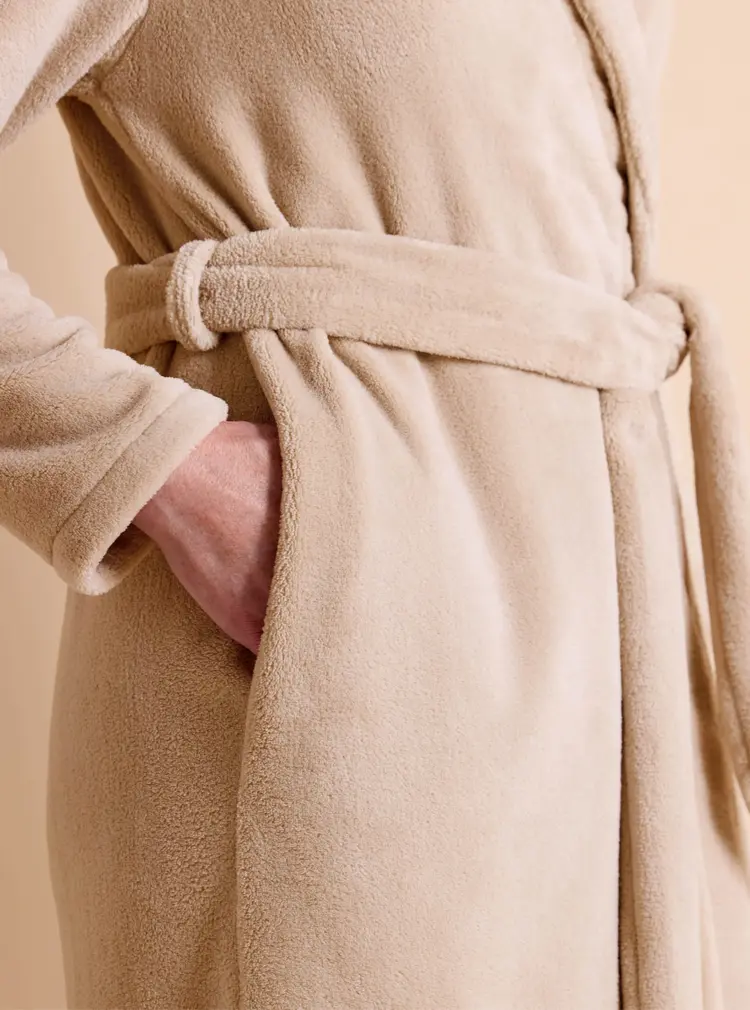 Peignoir douillet en polaire