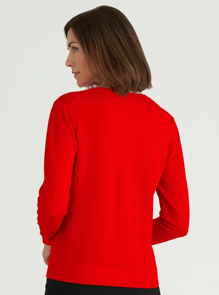 Pull décontracté en mérinos