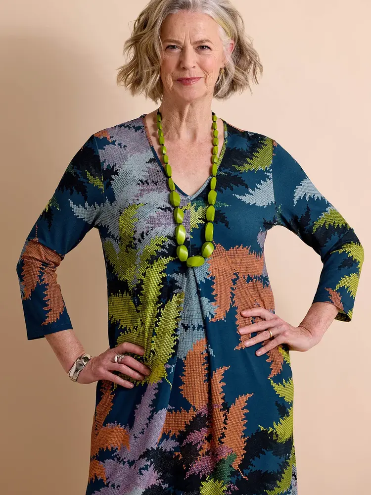 Robe en jersey gaie