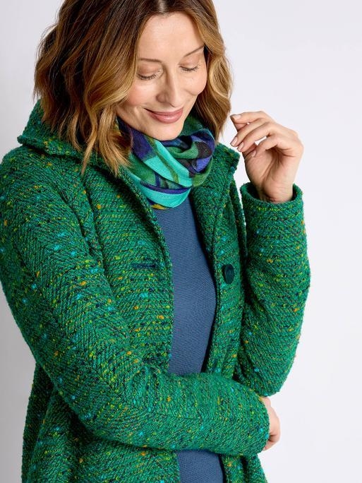 Emerald wool coat clearance